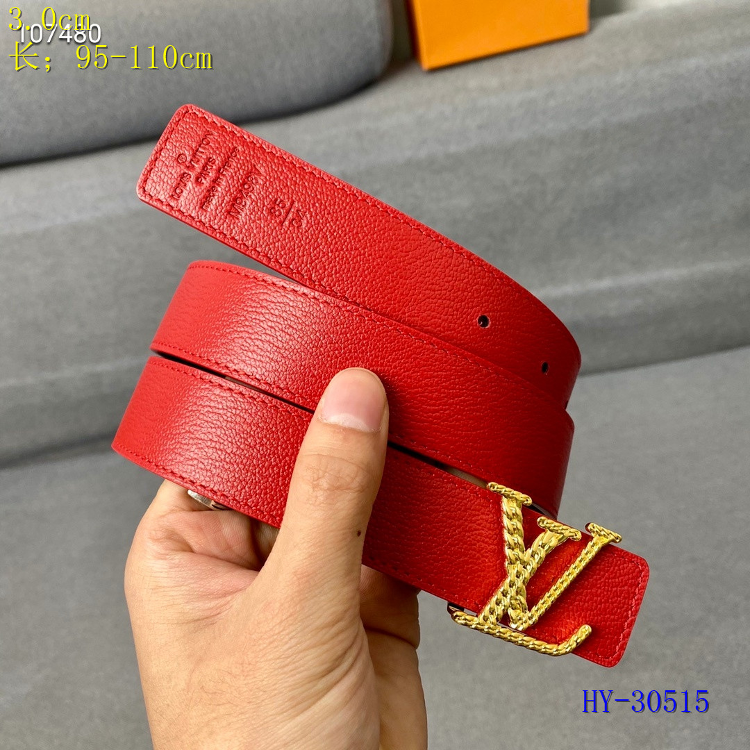 LV Belts 3.0 cm Width 146